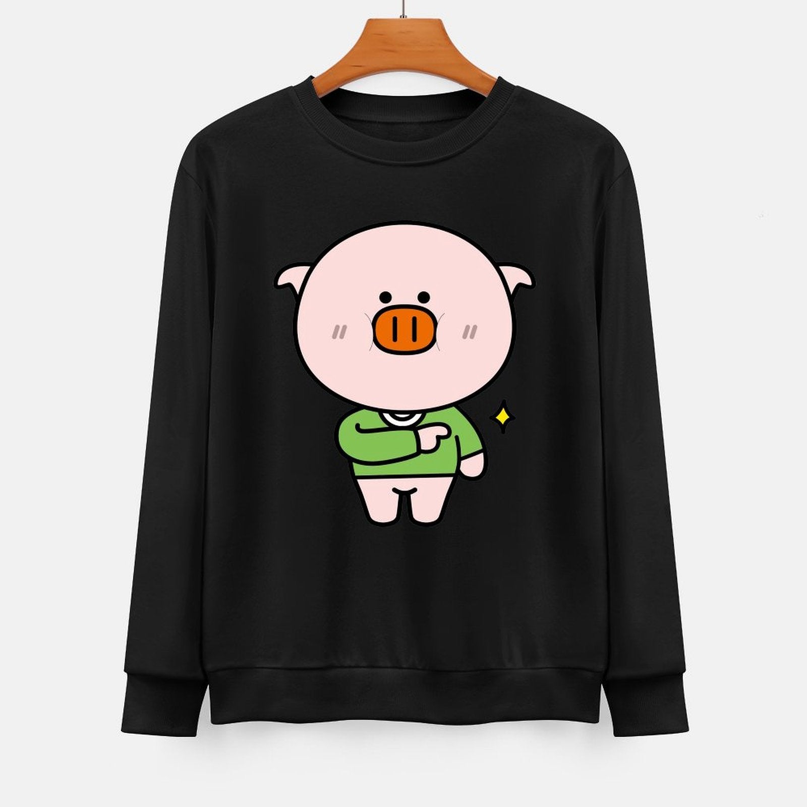 Front Patterned Long Sleeve TopEverydayWear Regular